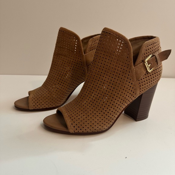 Sam Edelman Easton Perforated Open Toe Bootie (Women) - Picture 2 of 6